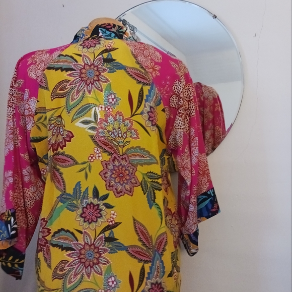 Johnny Was Jade Multi Short Kimono - Picture 5 of 8